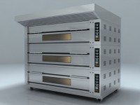 Подовая модульная газовая печь GF2050